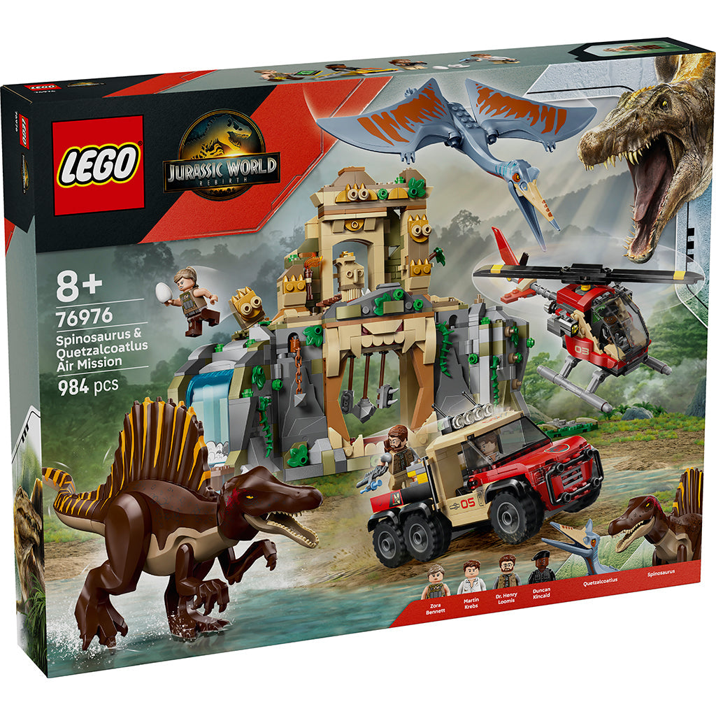 LEGO® Jurassic World™, Luftoppdrag: Spinosaurus og quetzalcoatlus