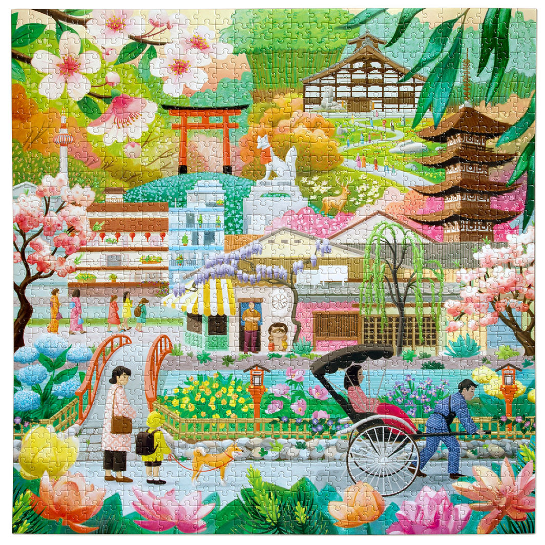 eeBoo Puslespill 1000 brikker, Seasons in Kyoto