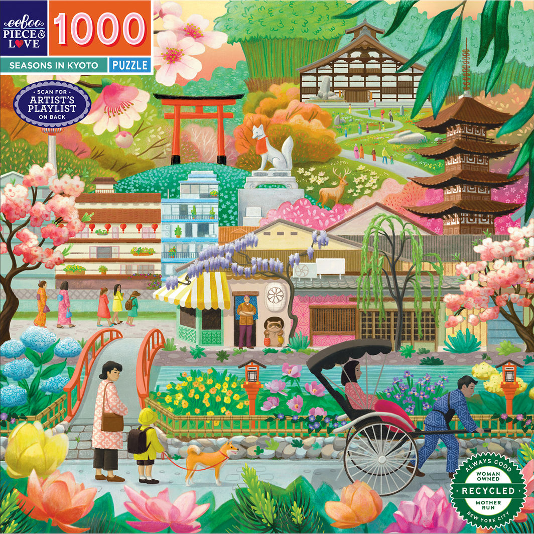 eeBoo Puslespill 1000 brikker, Seasons in Kyoto