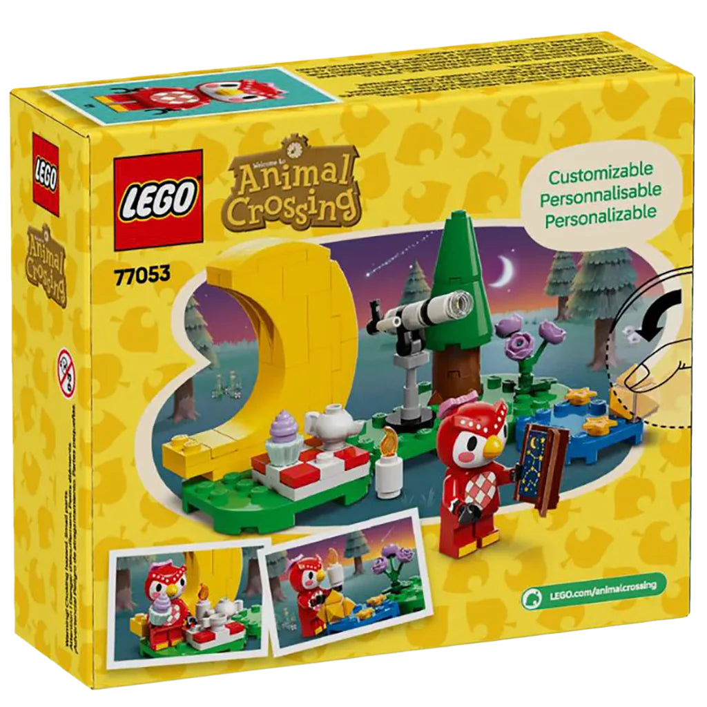LEGO Animal Crossing Stjernekiggeri med Celeste legesæt closeup