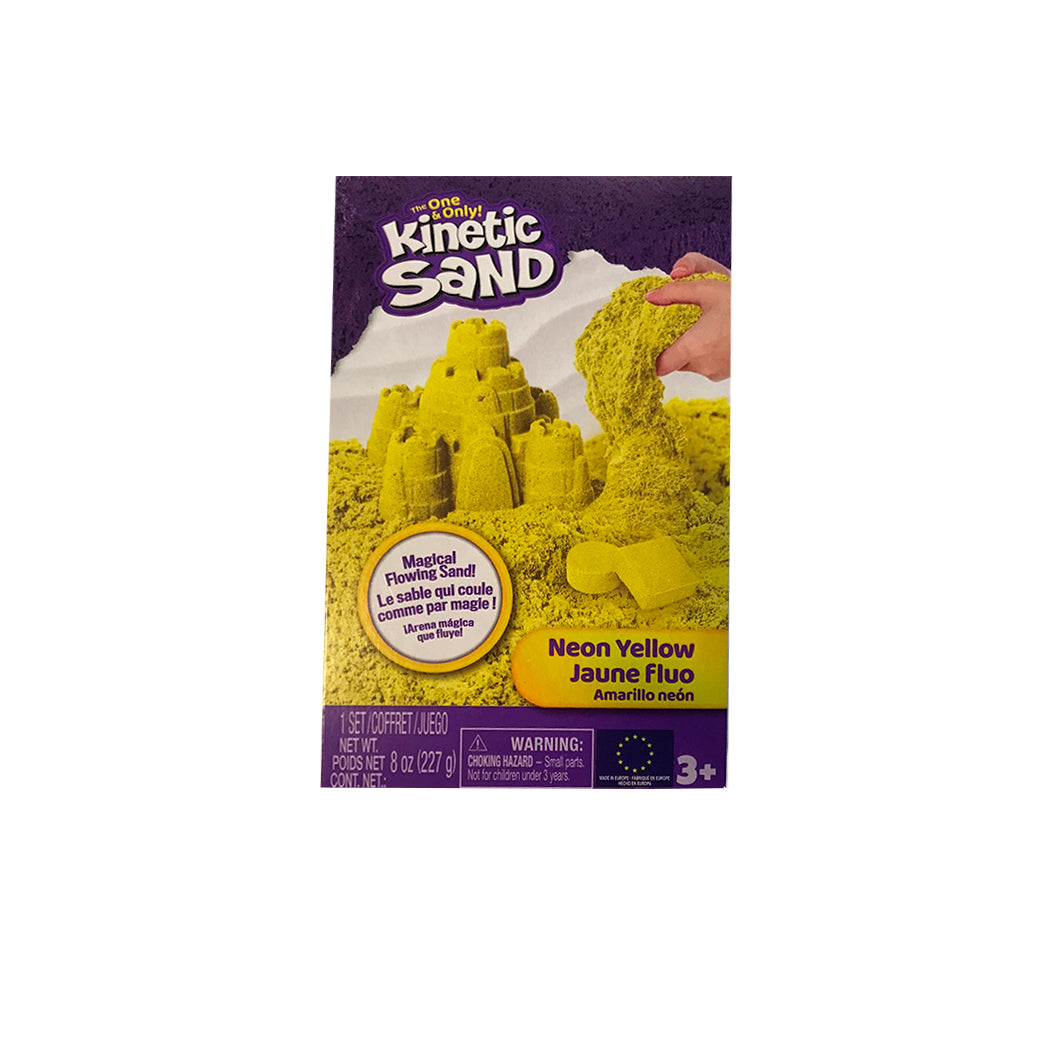 Kinetic Sand, Magisk sand, neon boks - 3 ass. farger