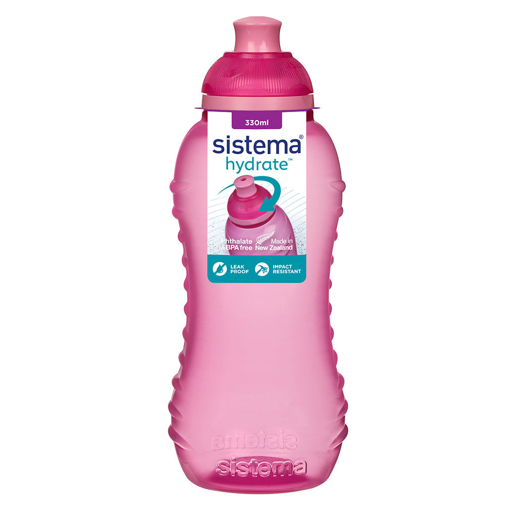 Sistema drikkeflaske, Pink/lyserød, 330 ml