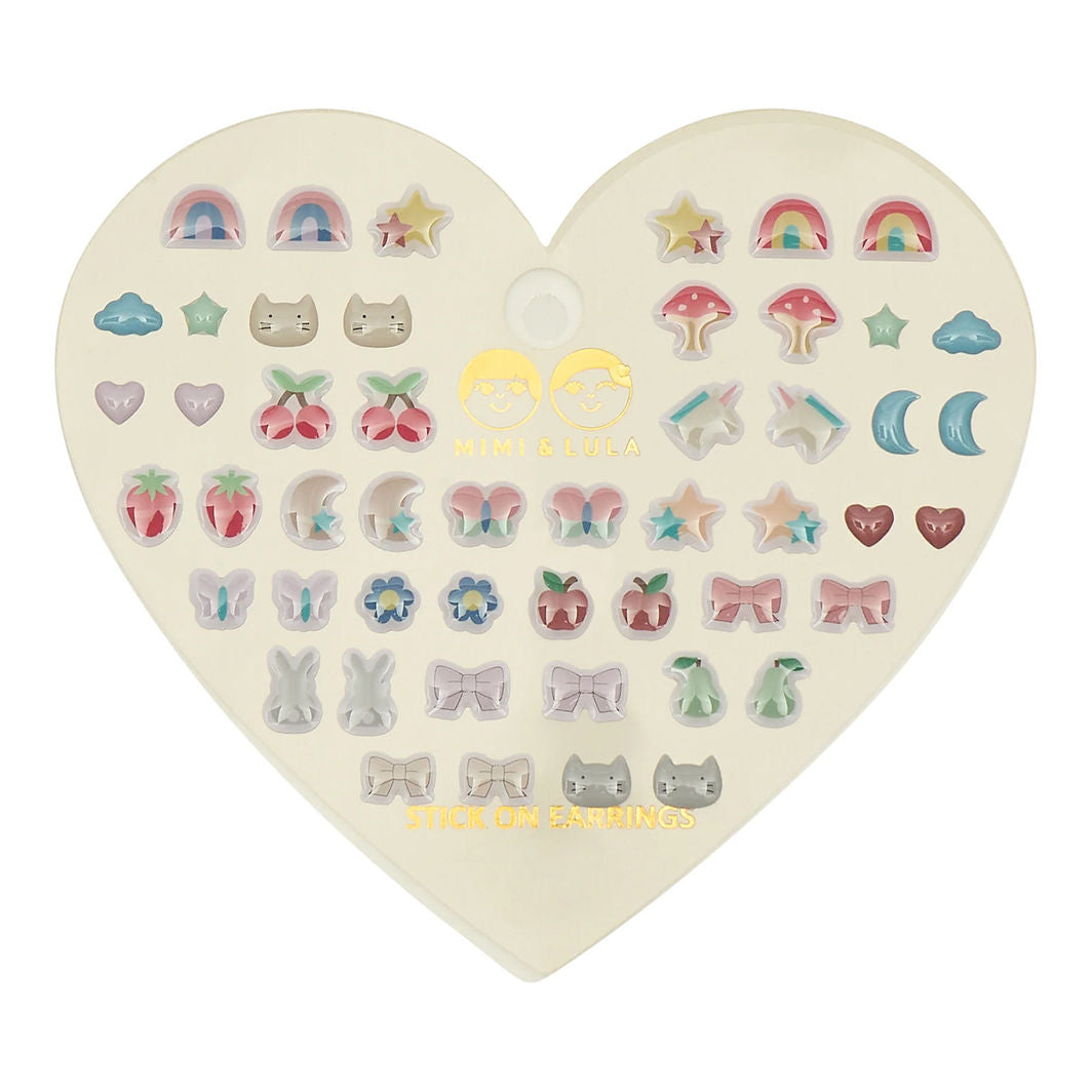 Mimi & Lula - Ørestickers 25 par - Mixed Earrings