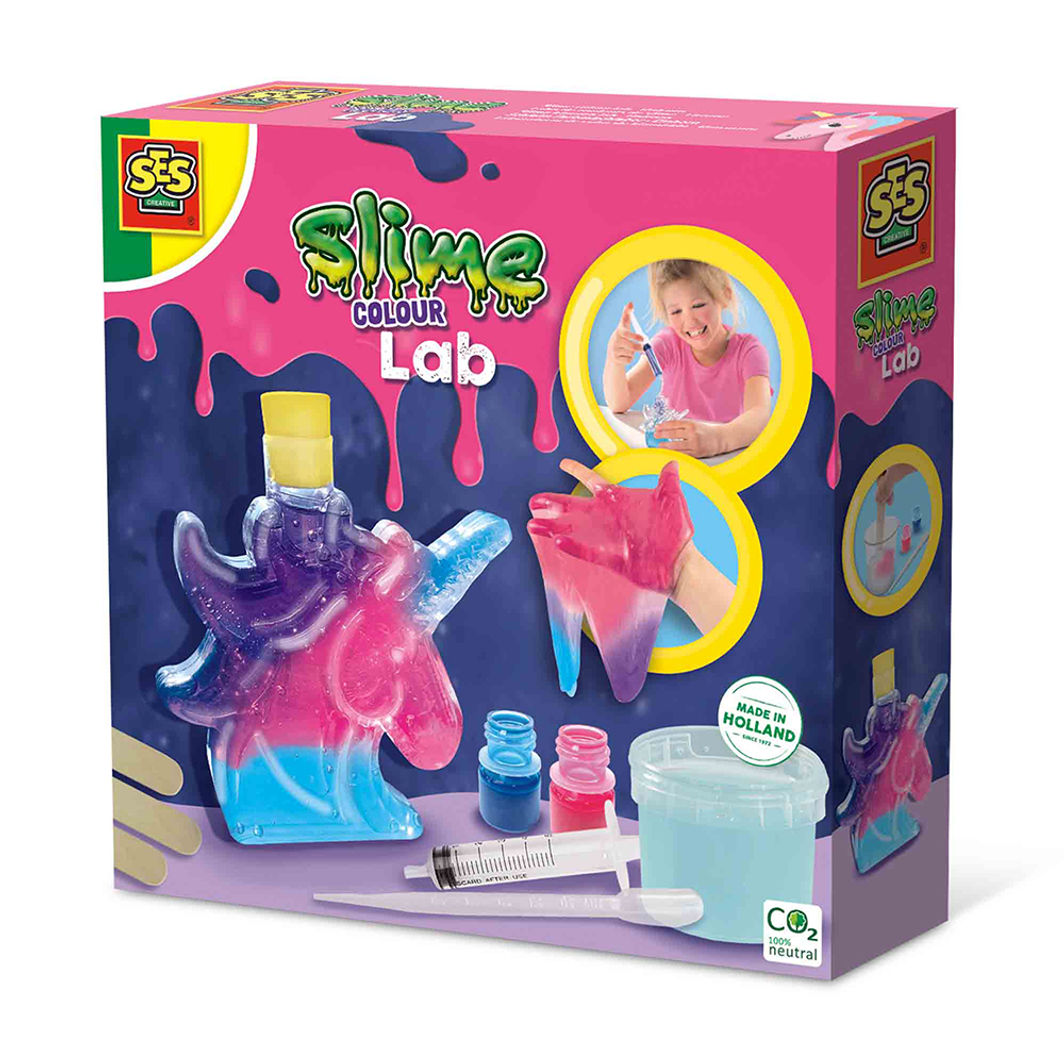 SES Creative Slim Enhjørning Laboratorie legesæt æske
