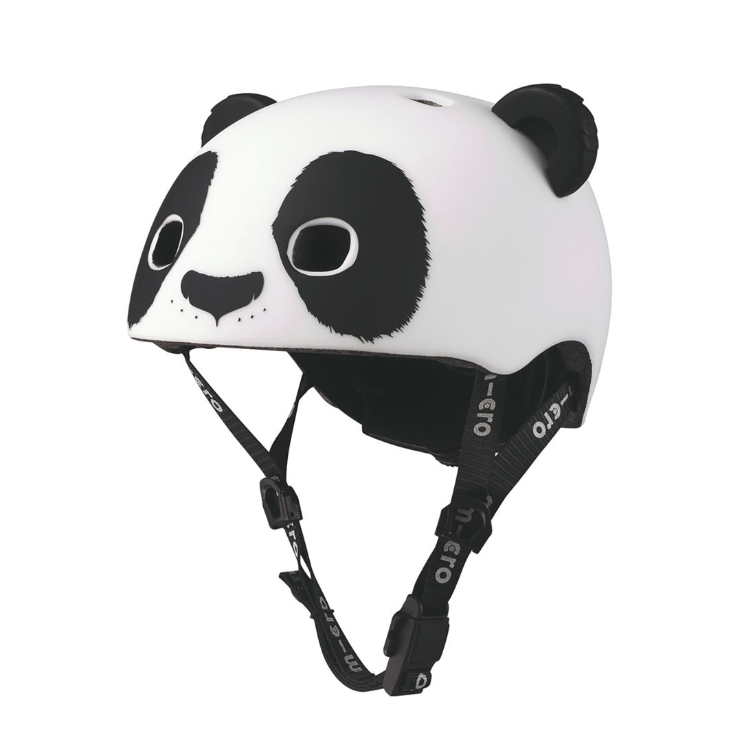 Micro Hjelm 3D Panda i medium størrelse til børn 5-8 år.