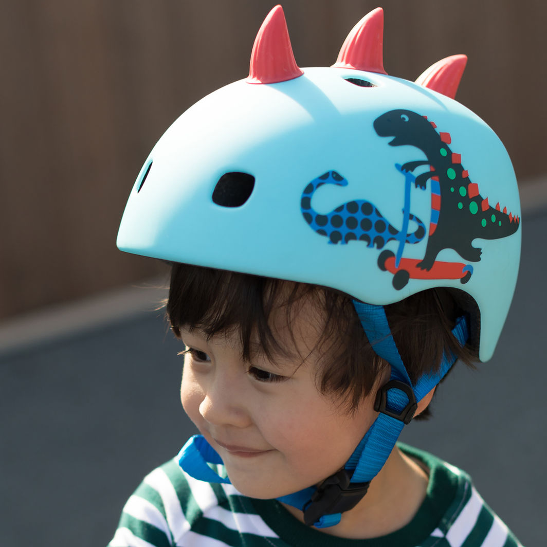 Micro Hjelm, 3D Scootersaurus - Str. M (5-8 år)