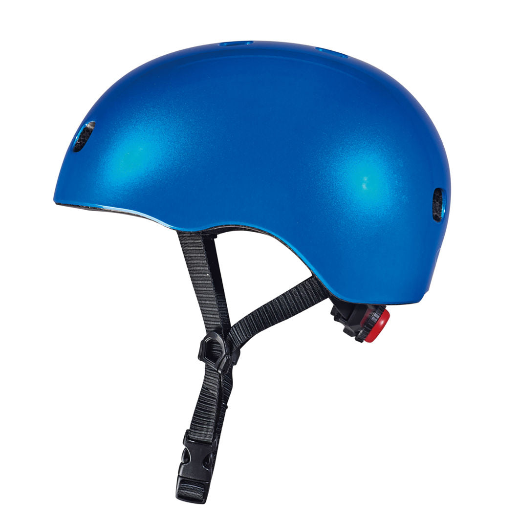 Micro Hjelm, Dark Blue Metallic - Str. M (5-8 år)