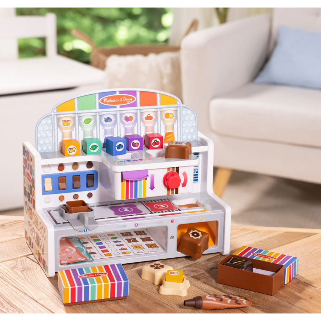Melissa & Doug lekemat i tre, Sjokoladefabrikk