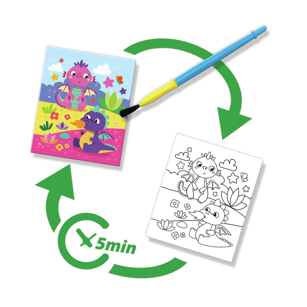 SES Creative, Farge med vann - Fantasi malebok