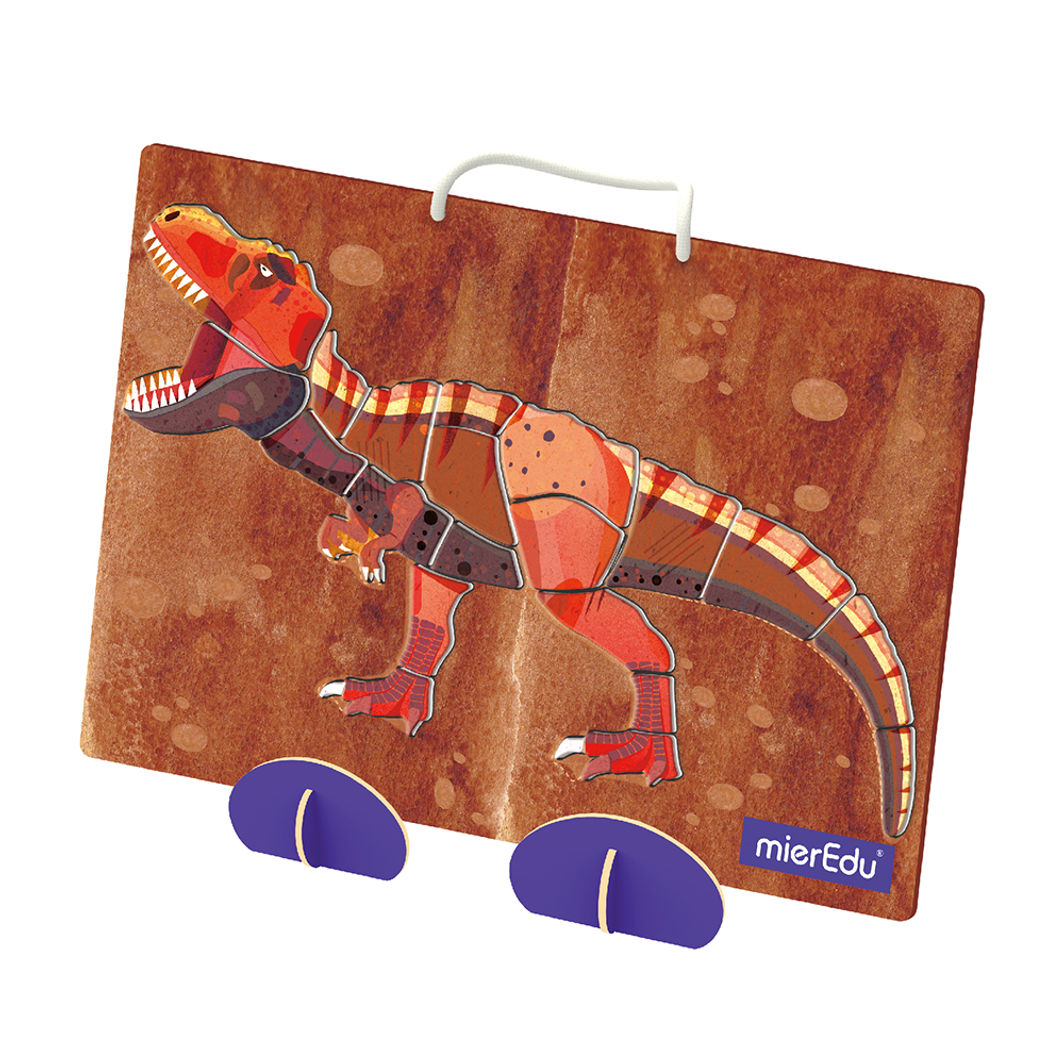 mierEdu, Magnetisk legetavle/puslespill - T Rex