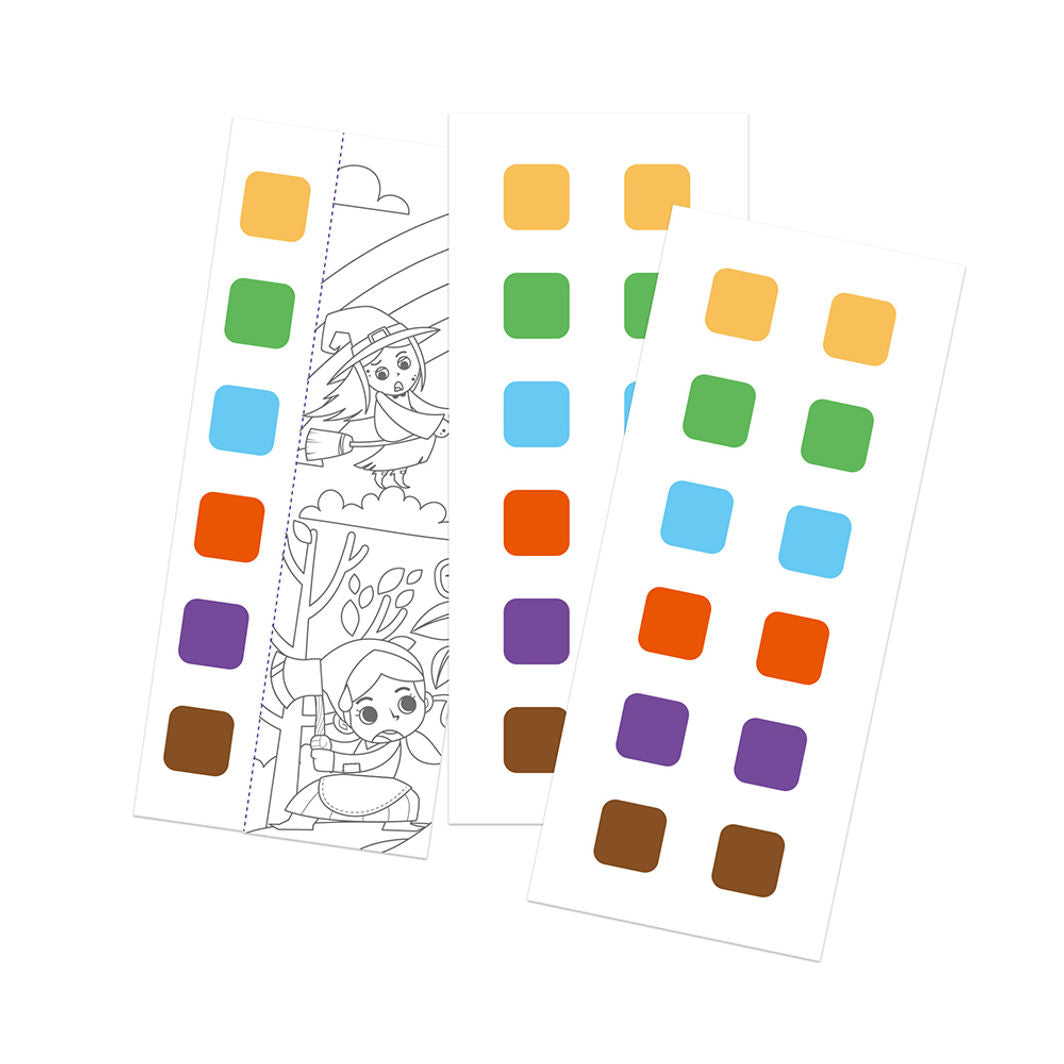 mierEdu, Vannfarge malehefte - Eventyr