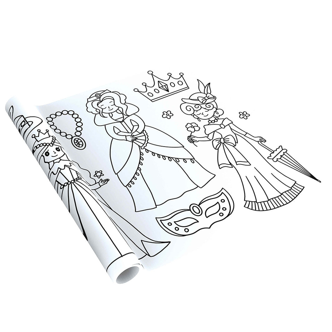 mierEdu, Kjempebanner for fargelegging - Prinsesser