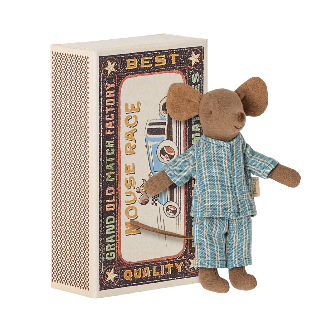 Maileg Storebror mus i fyrstikkeske