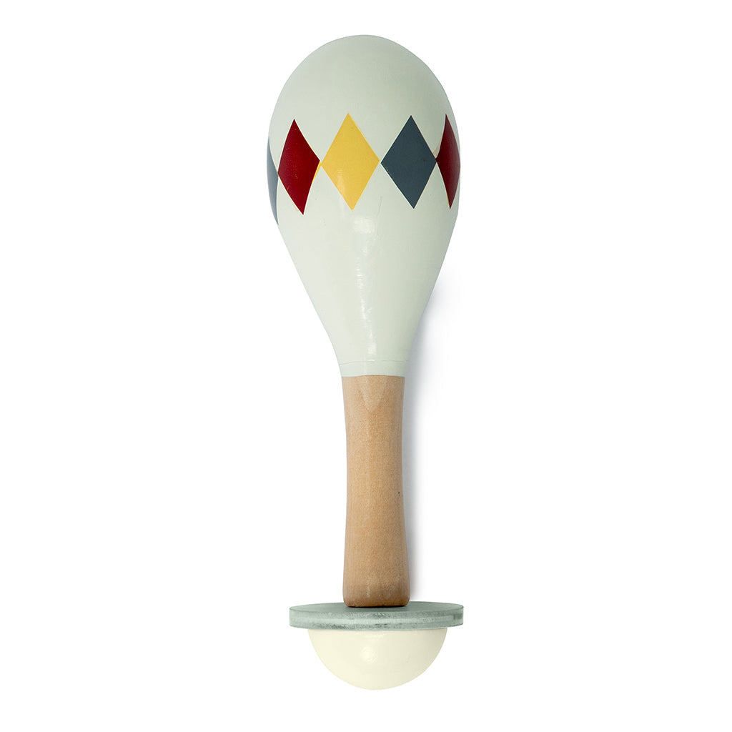 Mamamemo Maracas, Harlequin i hvid til småbørn, der stimulerer sanserne