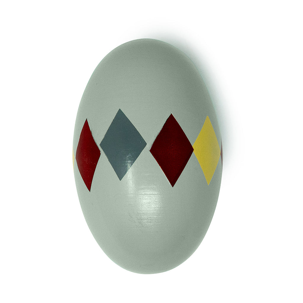 Mamamemo rasleæg i træ, Harlequin - grøn