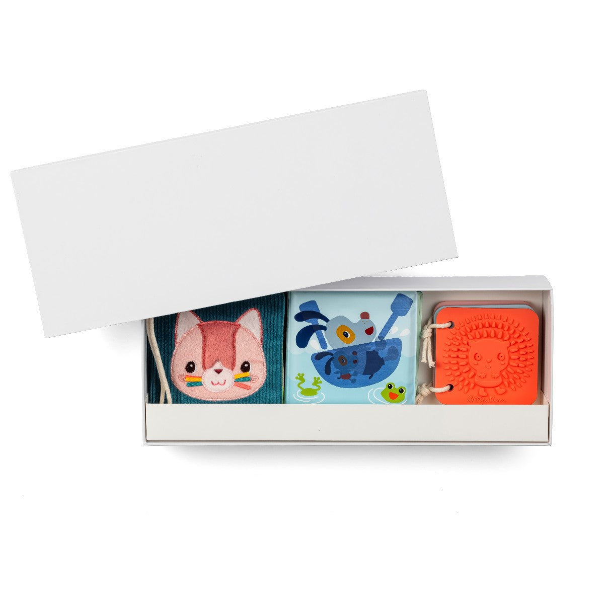 Lilliputiens babyleker, 3 stk sansebøker - Jeanne