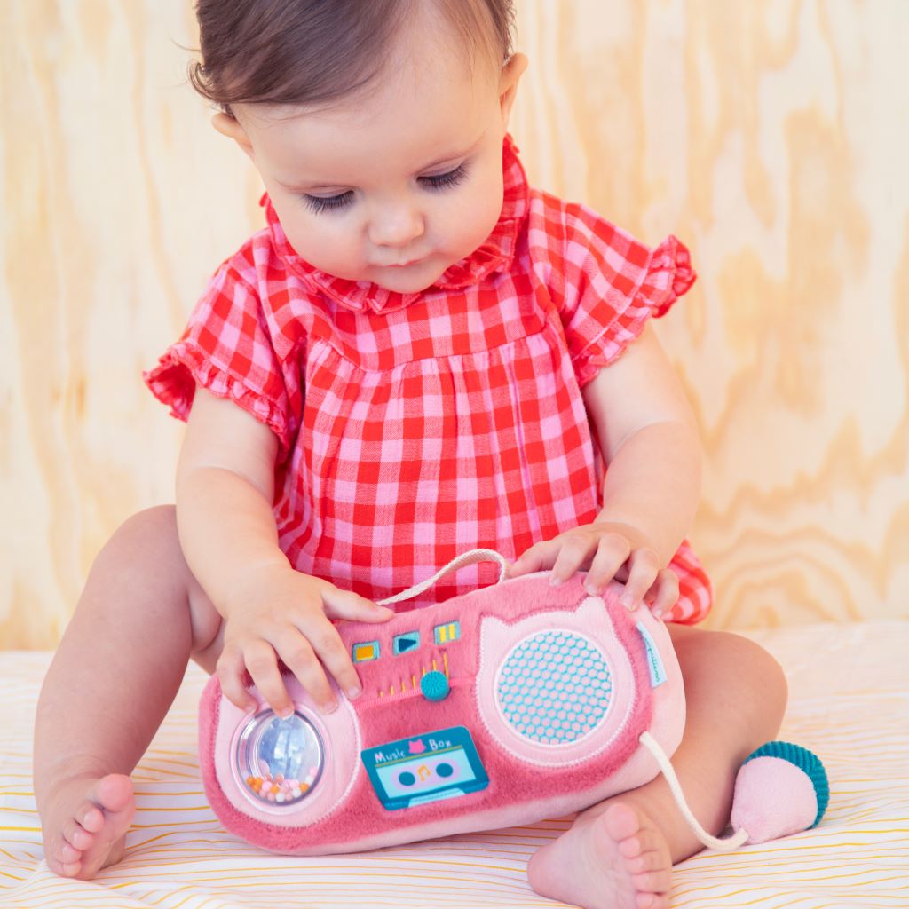 Lilliputiens, Jeanne aktivitetsradio med lyd til baby