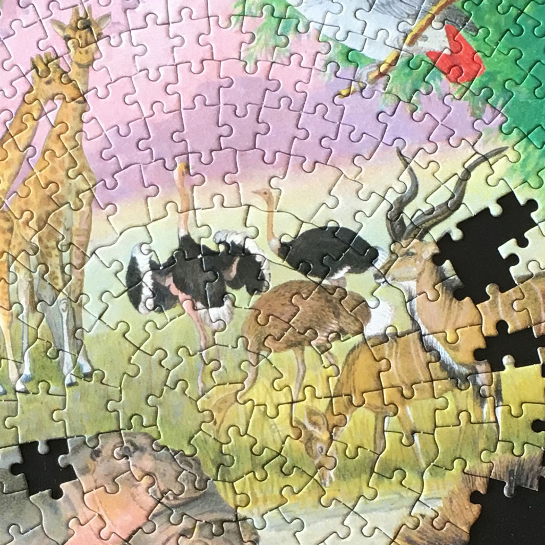 eeBoo, Rundt puslespill 1000 brikker – Afrika