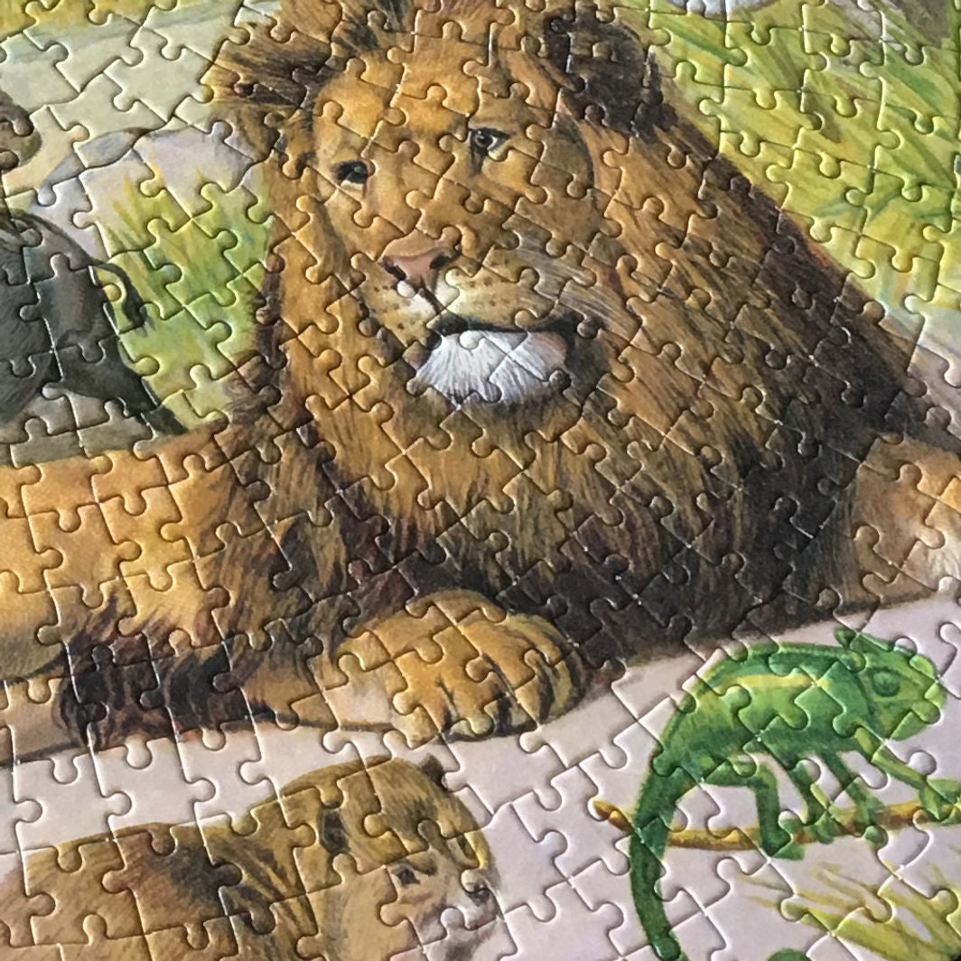 eeBoo, Rundt puslespill 1000 biter - Afrika