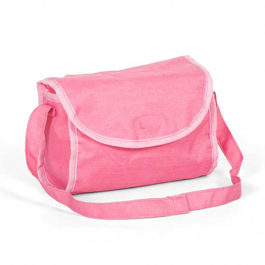 MaMaMeMo Dolls, dukkevogn m. bag - Pink