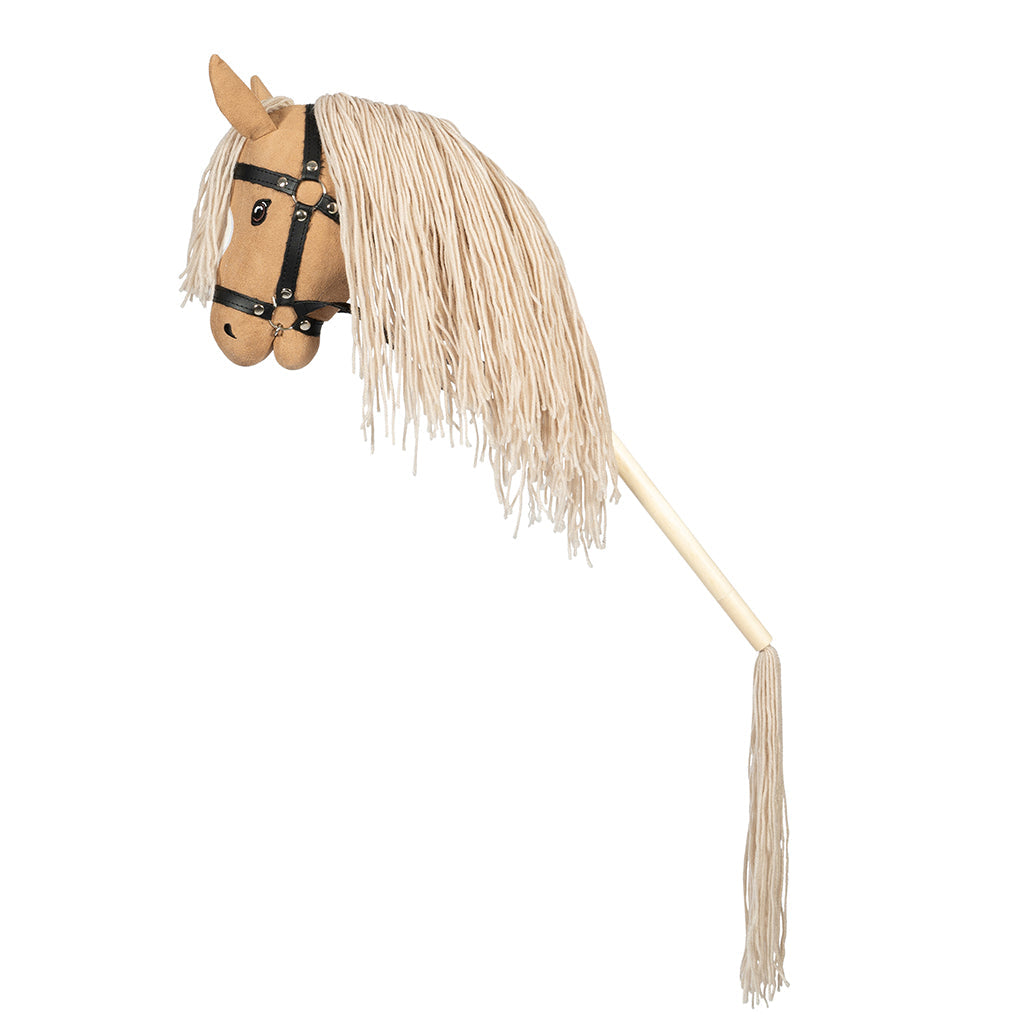 By Astrup Kæphest med åben mund og aftagelig hale, beige