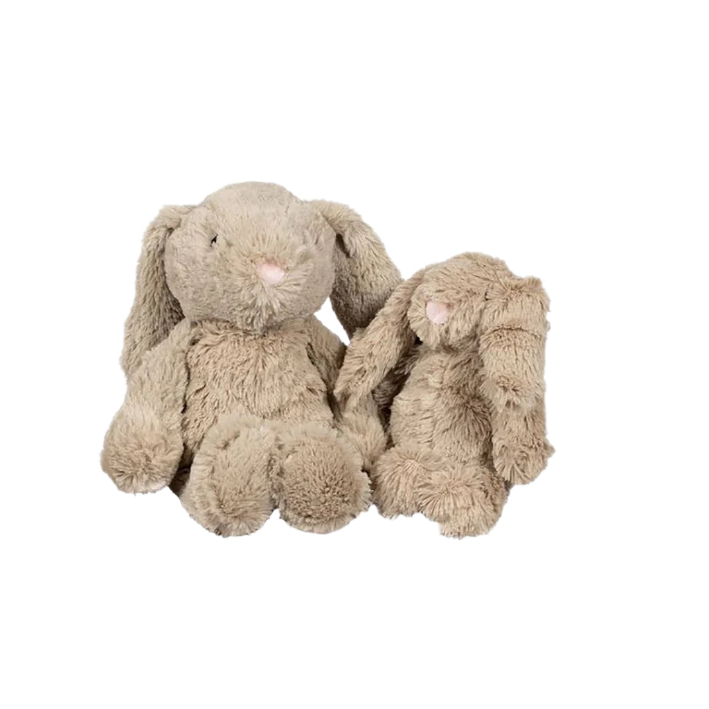 By Astrup plys kanin med baby i sandfarve