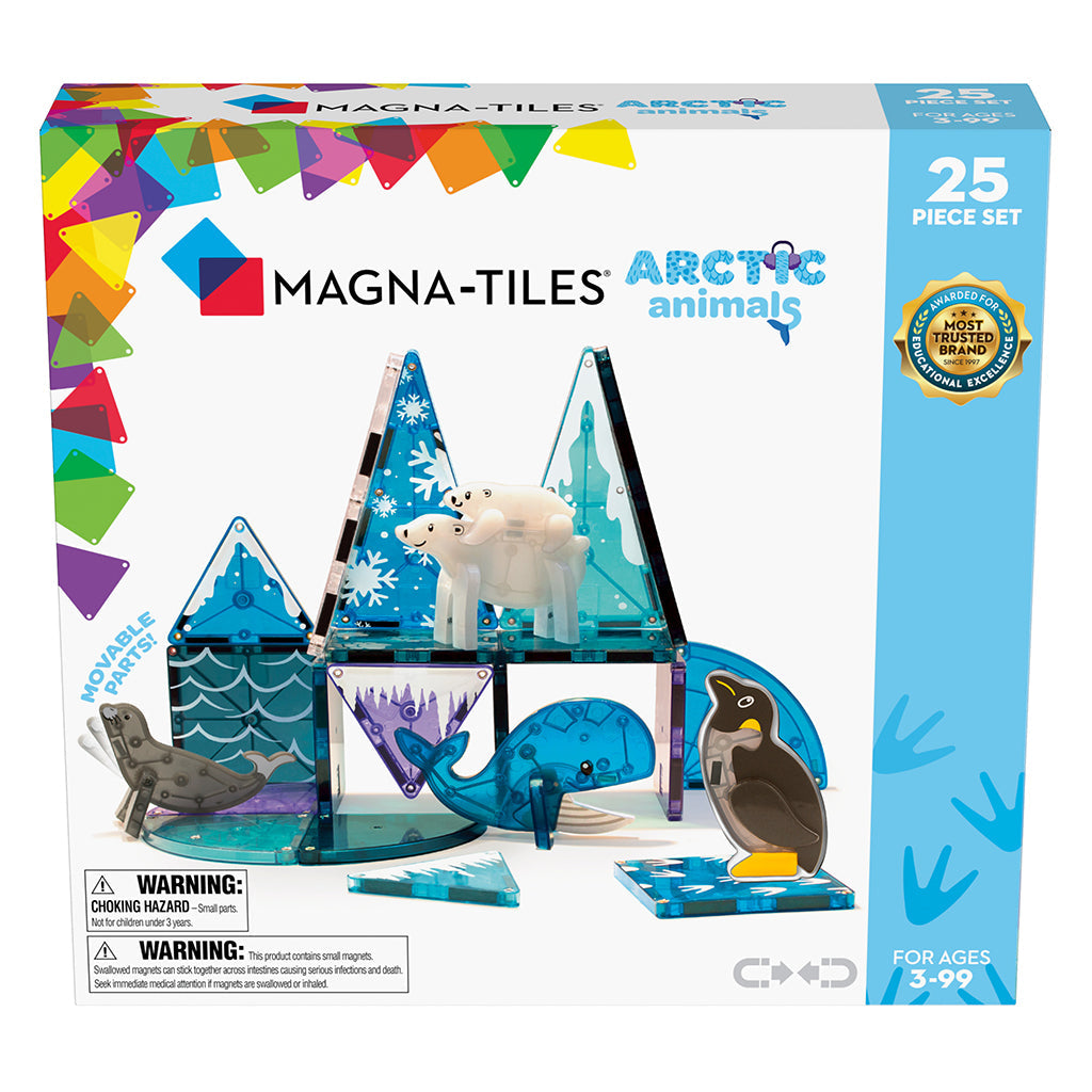 Magna-Tiles Magnetisk byggesæt, Artic animals - 25 dele