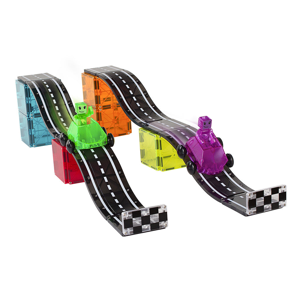 Magna-Tiles Downhill Duo, Magnetisk byggesett med 40 deler