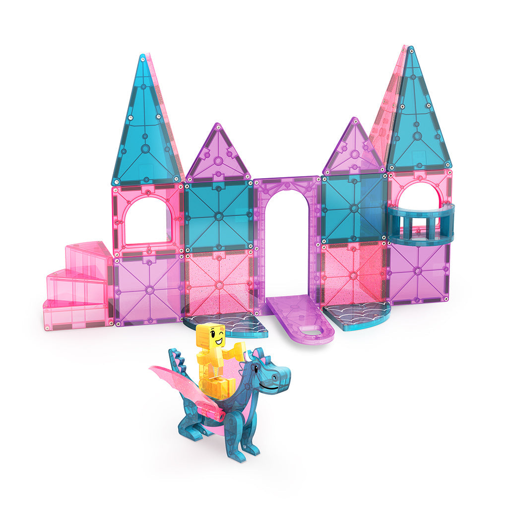 Magna-Tiles Dashers, Magnetisk byggesett med 25 deler – Slott