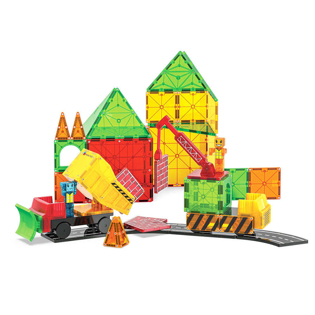 Magna-Tiles Byggepladesæt XL, Magnetisk byggesett med 50 deler