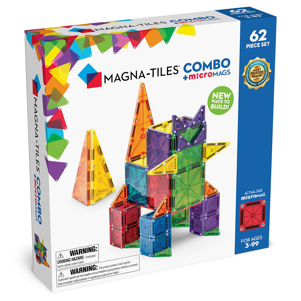 Magna-Tiles MicroMAGS Kombi byggeklodser 62 stk