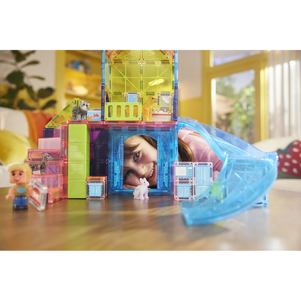 Magna-Tiles Magnetisk byggesett, Kjæledyrslekeland - 50 deler