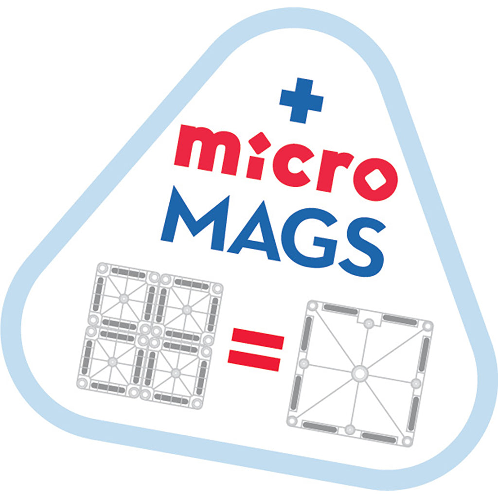 Magna-Tiles Magnetisk byggesett, Rail Racer - deler