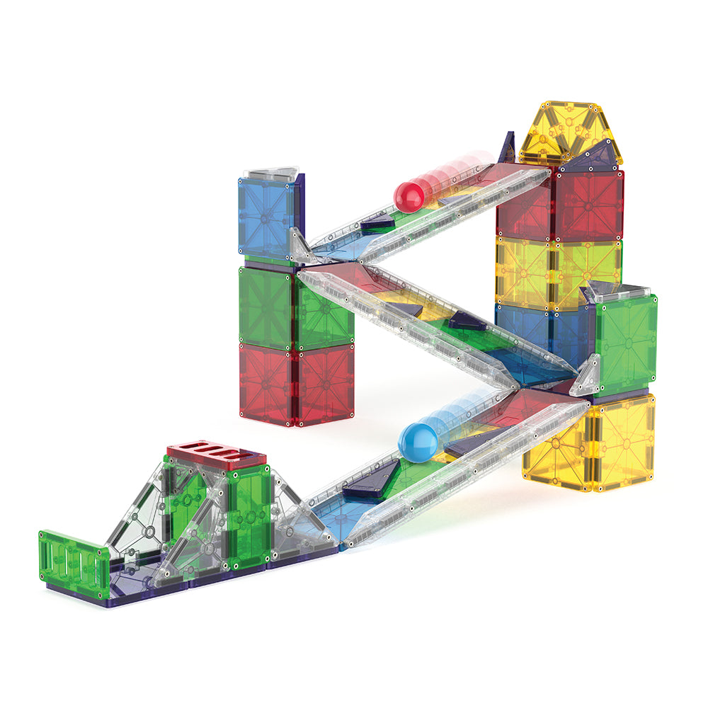 Magna-Tiles Magnetisk byggesett, Rail Racer - deler