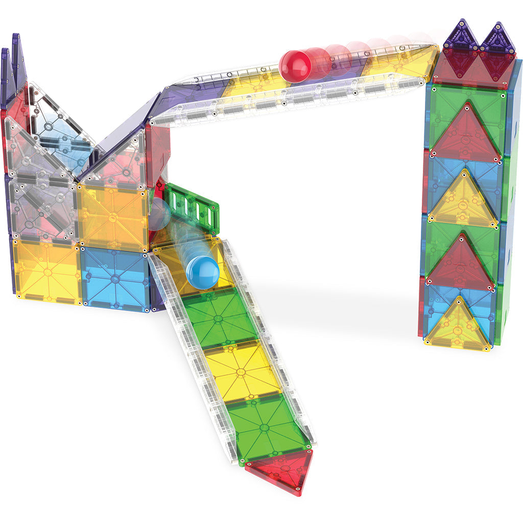 Magna-Tiles Magnetisk byggesett, Rail Racer - deler