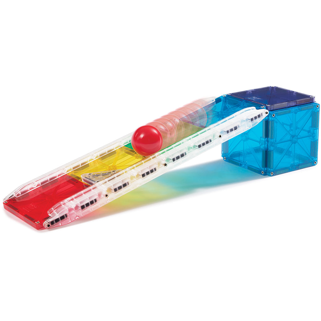 Magna-Tiles Magnetisk byggesett, Kulebane - 33 deler