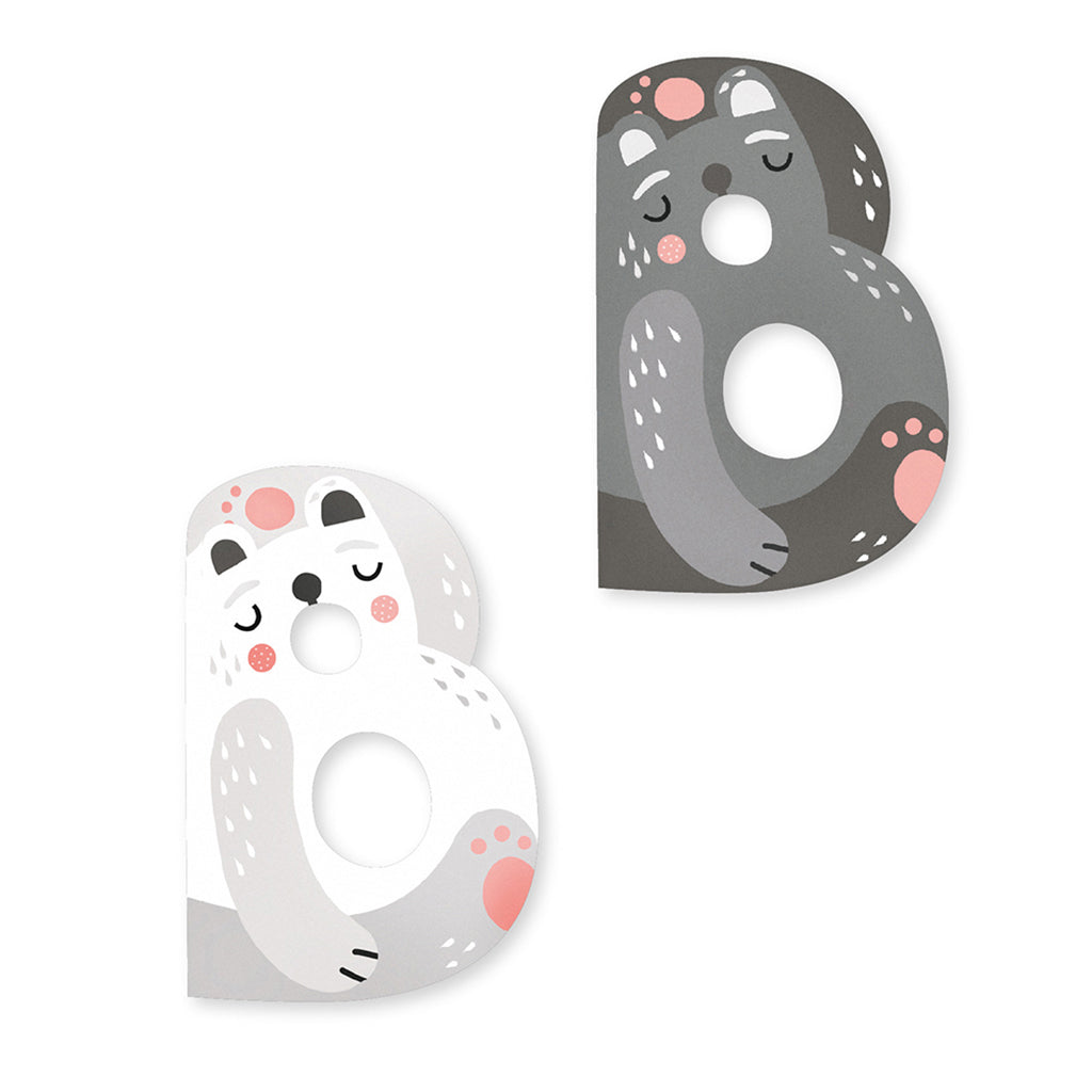 Vilac dyrebogstaver, Michelle Carlslund design - B-bogstav med 2 dyr