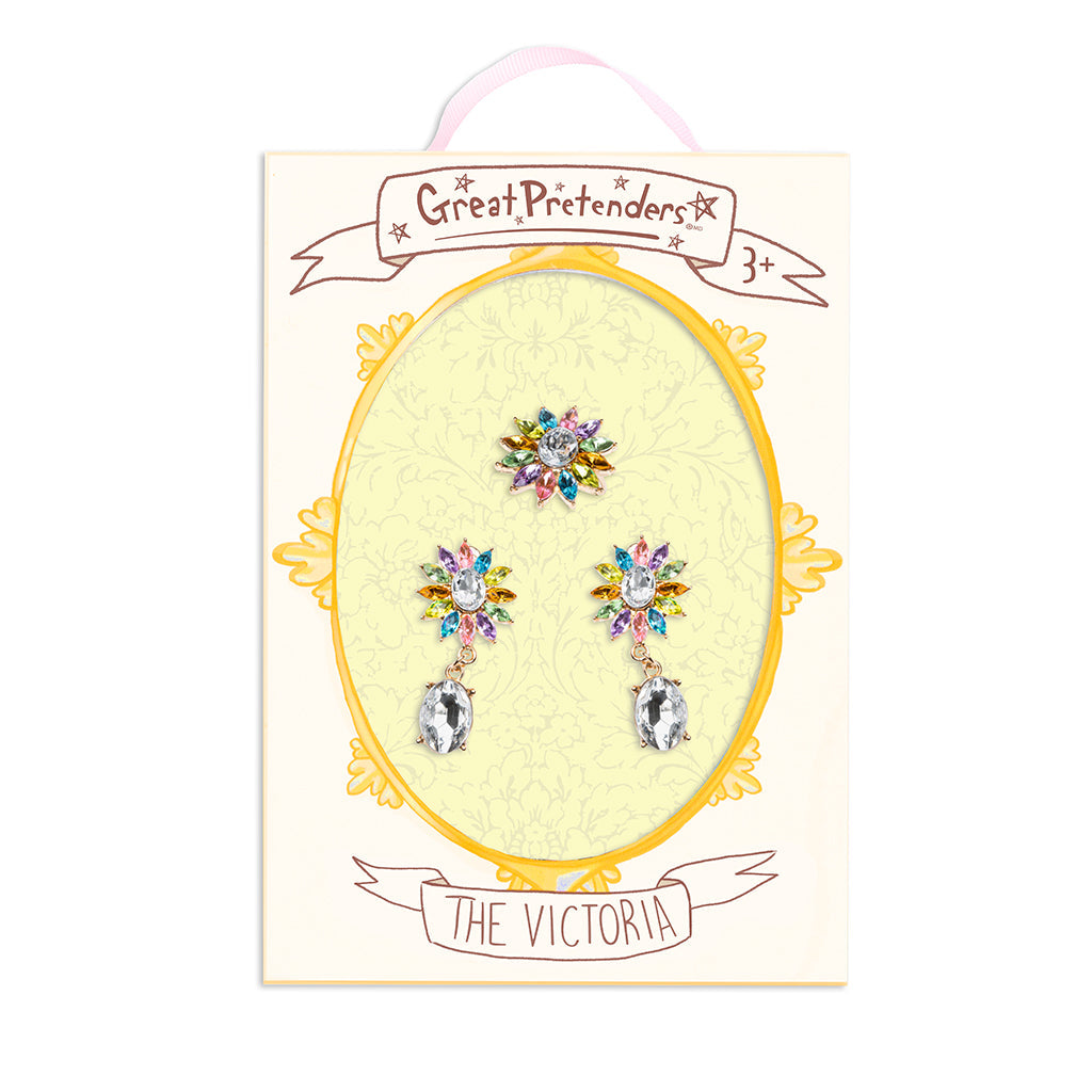 Great Pretenders, smykkesett - Vitoria ring & øredobber