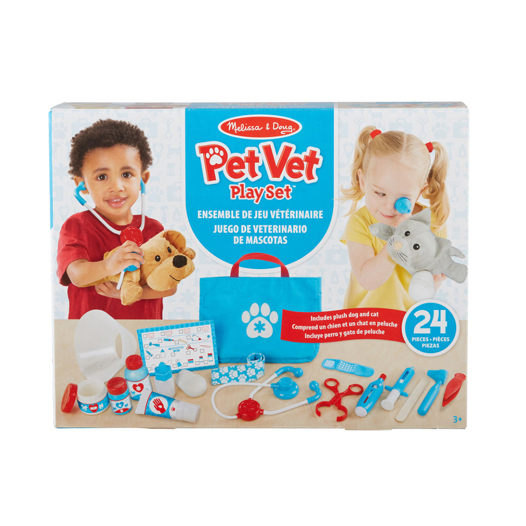 Melissa & Doug Veterinærsett med 24 deler