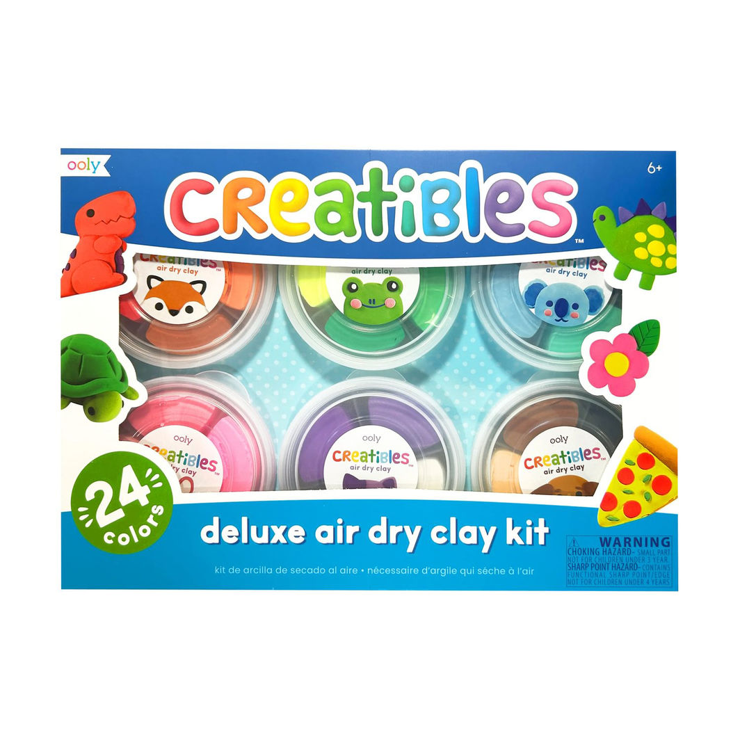 Ooly, Selvhærdende ler, Deluxe Kit 24 farver - Creatibles