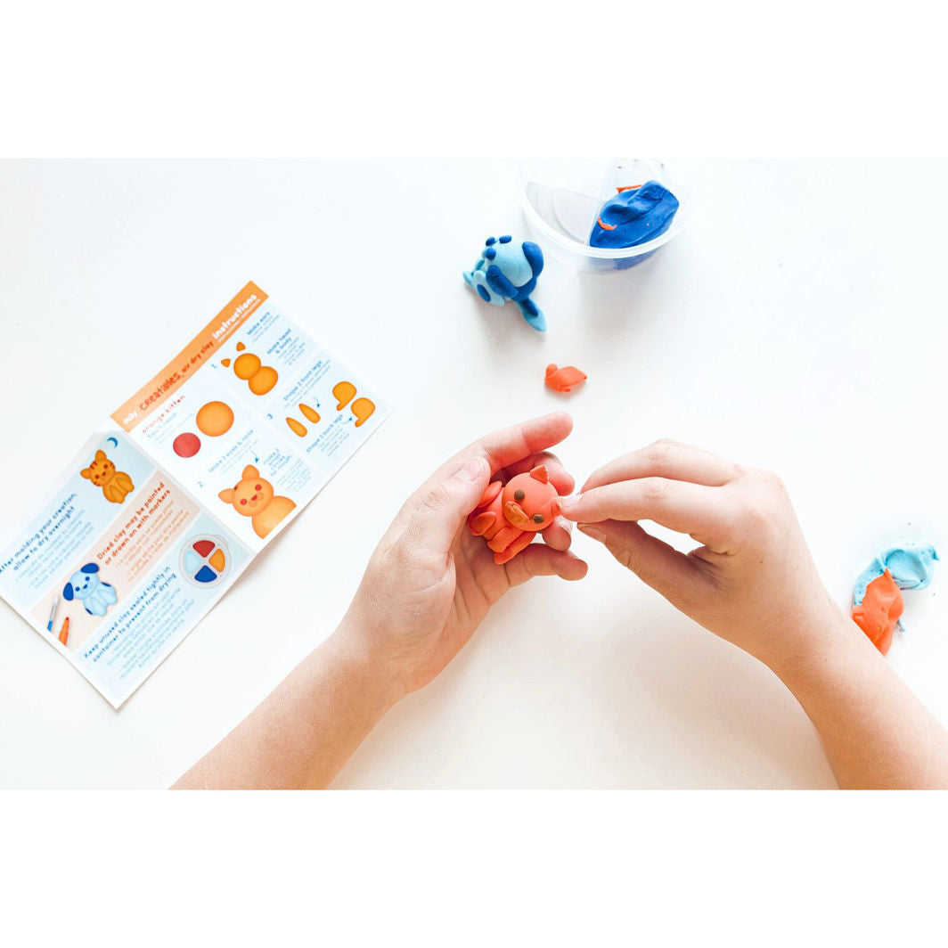 Ooly Selvhærdende leire – Pet BFFs 4 farger – Creatibles