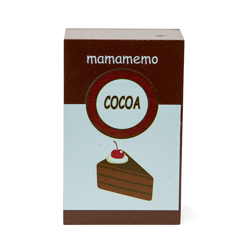 Mamamemo legemad i træ, Kakao pakke