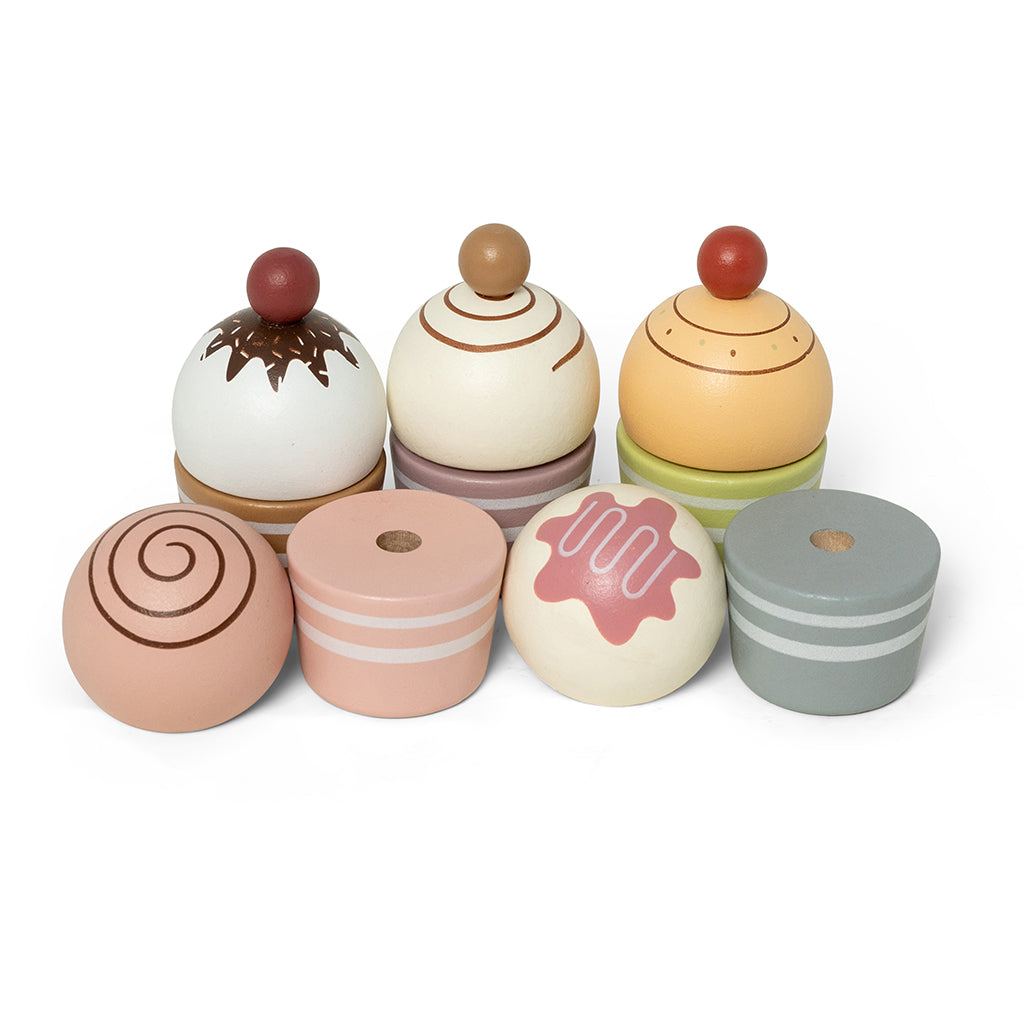 Mamamemo Lekemat i tre, Cupcakes på kakefat