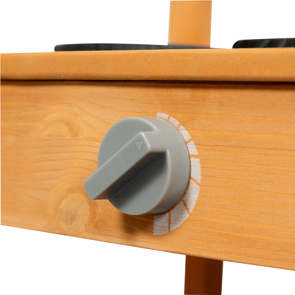 Mamamemo Mudkitchen, utekjøkken i tre for lek med gjørme