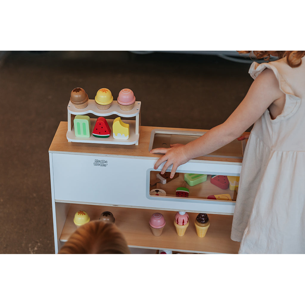 Mamamemo iskrembutikk med fryser (uten lekemat)