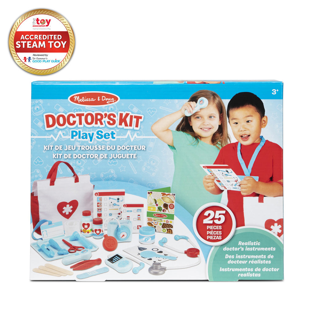 Melissa & Doug Bli frisk doktorsett med 25 deler