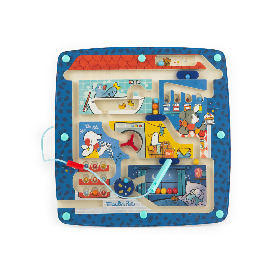 Moulin Roty Magnetisk labyrint, Puce & Pilou