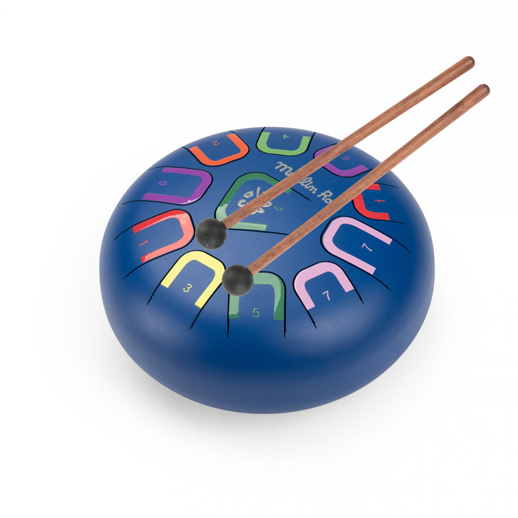 Moulin Roty Musikkinstrument, Tungetromme stor - Puce & Pilou