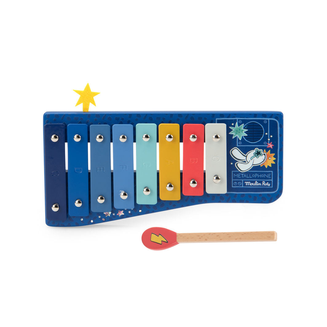 Moulin Roty - Musikkinstrument - Xylofon - Puce & Pilou
