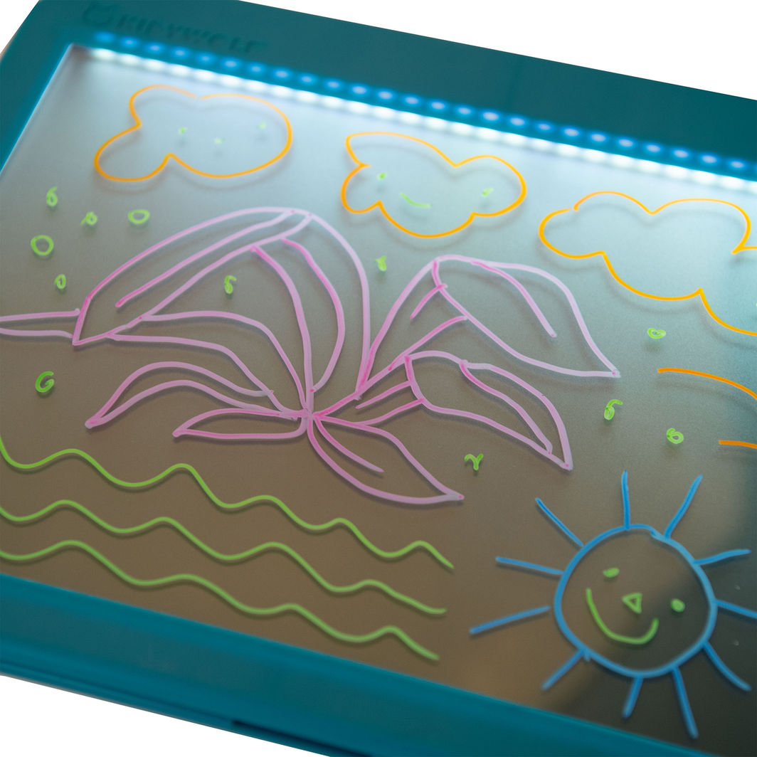 Moulin Roty Tegnetavle med lys, Tout autour du monde